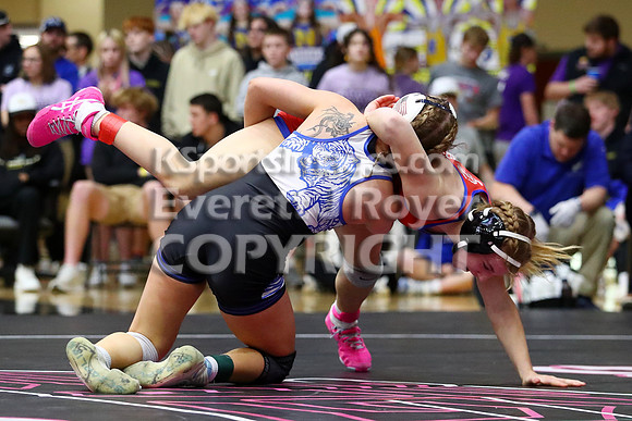 1st Place MatchAshlyn Hahn (Stockton HS) 41-0, Sr. over Averie Counts (Russell HS) 43-7, Fr. (Fall 1:35)