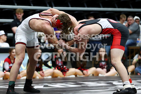 175 Easton Nickelson (Hoxie Hs) 35-2, Sr. over Dayton Stephen (Hill City Hs) 45-5, Sr. (Dec 7-6)