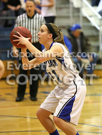 Thunder Ridge Longhorns vs. St. Johns Beloit-Tipton Blujays Girls Basketball - NPL Tourney Finals