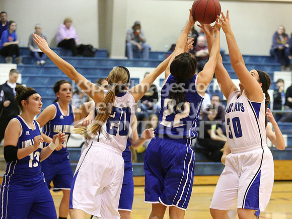 Thunder Ridge Longhorns vs. St. Johns Beloit-Tipton Blujays Girls Basketball - NPL Tourney Finals