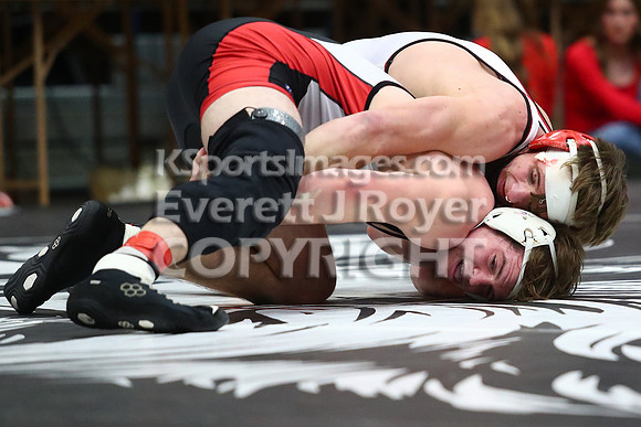175 Easton Nickelson (Hoxie Hs) 35-2, Sr. over Dayton Stephen (Hill City Hs) 45-5, Sr. (Dec 7-6)