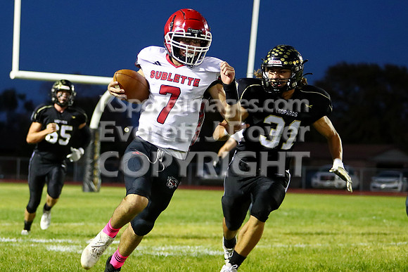 Lacrosse vs Sublette Football