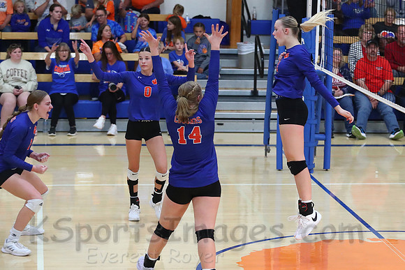 Otis-Bison vs Bucklin Volleyball
