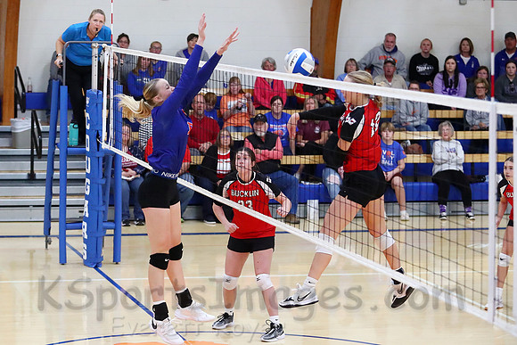Otis-Bison vs Bucklin Volleyball