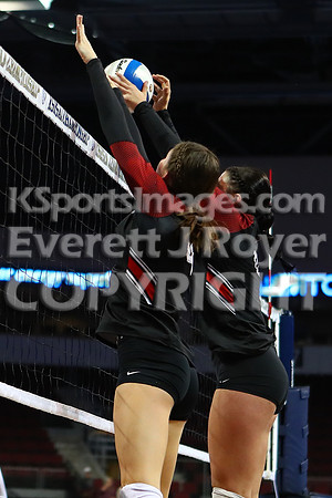 2023 2A State Volleyball Semi-final: Hoxie vs Smith Center