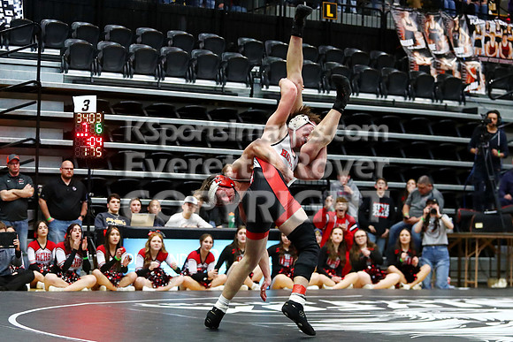 175 Easton Nickelson (Hoxie Hs) 35-2, Sr. over Dayton Stephen (Hill City Hs) 45-5, Sr. (Dec 7-6)