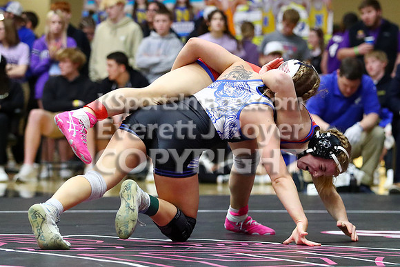 1st Place MatchAshlyn Hahn (Stockton HS) 41-0, Sr. over Averie Counts (Russell HS) 43-7, Fr. (Fall 1:35)