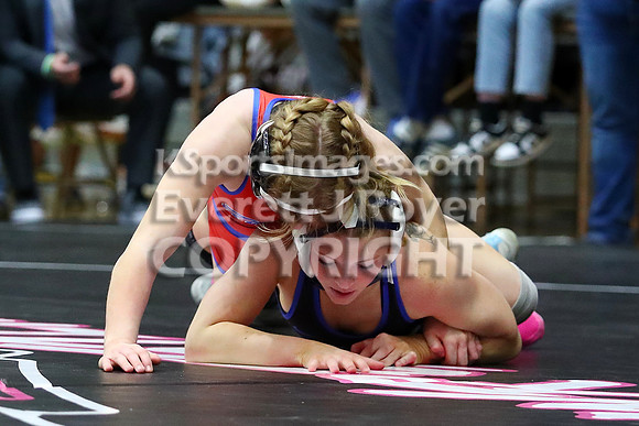 1st Place MatchAshlyn Hahn (Stockton HS) 41-0, Sr. over Averie Counts (Russell HS) 43-7, Fr. (Fall 1:35)