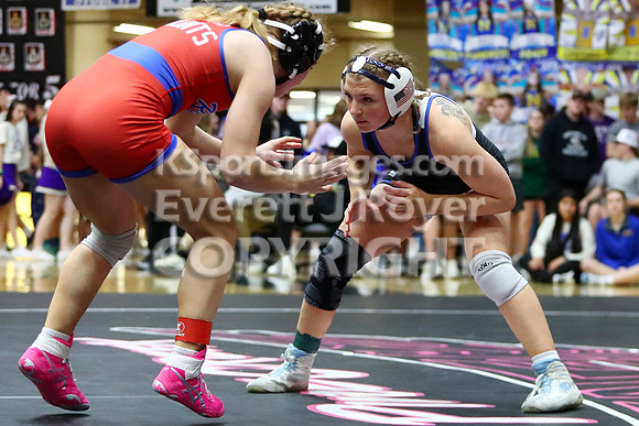 1st Place MatchAshlyn Hahn (Stockton HS) 41-0, Sr. over Averie Counts (Russell HS) 43-7, Fr. (Fall 1:35)