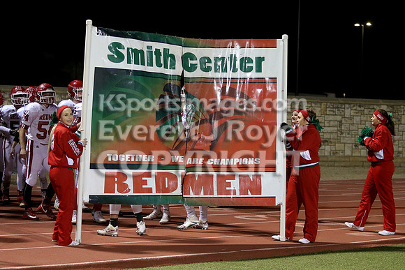 Smith Center defeated St. Marys Colgan 43-7 to win the KSHSAA 2-1A State Championship in Hays on Saturday, November 25, 2017. (Photo: Everett Royer, www.ksportsimages.com)
