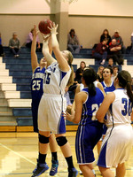 Thunder Ridge Longhorns vs. St. Johns Beloit-Tipton Blujays Girls Basketball - NPL Tourney Finals