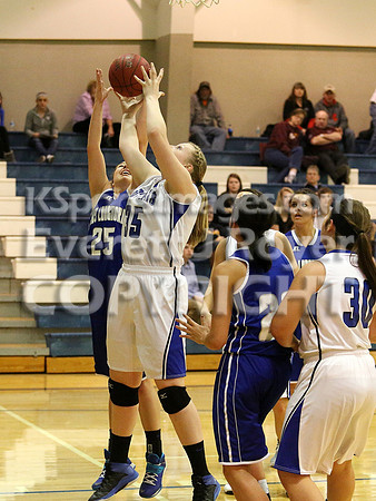 Thunder Ridge Longhorns vs. St. Johns Beloit-Tipton Blujays Girls Basketball - NPL Tourney Finals