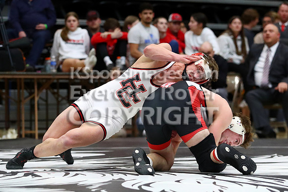 175 Easton Nickelson (Hoxie Hs) 35-2, Sr. over Dayton Stephen (Hill City Hs) 45-5, Sr. (Dec 7-6)