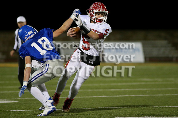 Smith Center defeated St. Marys Colgan 43-7 to win the KSHSAA 2-1A State Championship in Hays on Saturday, November 25, 2017. (Photo: Everett Royer, www.ksportsimages.com)