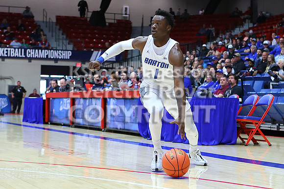NJCAA D1 Men's National Championship Basketball Semifinal Game, Barton vs Indian Hills.