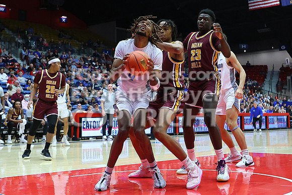 NJCAA D1 Men's National Championship Basketball Semifinal Game, Barton vs Indian Hills.
