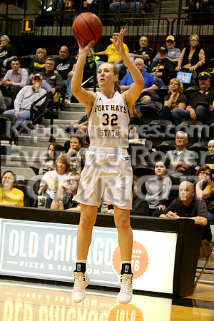 Fort Hays State vs Northeastern State Women's Basketball. Saturday, January 10, 2019.