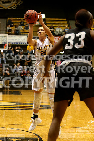 Fort Hays State vs Northeastern State Women's Basketball. Saturday, January 10, 2019.