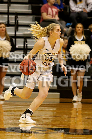 Fort Hays State vs Northeastern State Women's Basketball. Saturday, January 10, 2019.