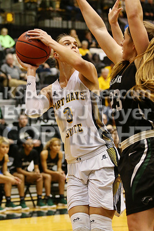 Fort Hays State vs Northeastern State Women's Basketball. Saturday, January 10, 2019.