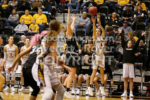 Fort Hays State vs Northeastern State Women's Basketball. Saturday, January 10, 2019.