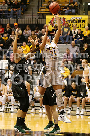 Fort Hays State vs Northeastern State Women's Basketball. Saturday, January 10, 2019.