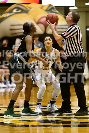 Fort Hays State vs Northeastern State Women's Basketball. Saturday, January 10, 2019.