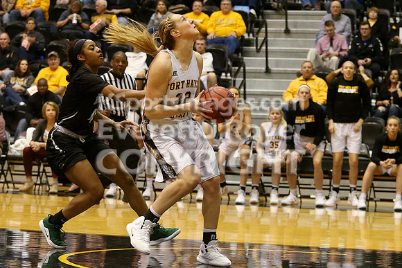 Fort Hays State vs Northeastern State Women's Basketball. Saturday, January 10, 2019.