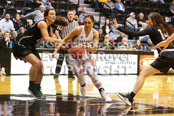 Fort Hays State vs Northeastern State Women's Basketball. Saturday, January 10, 2019.