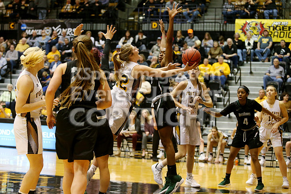 Fort Hays State vs Northeastern State Women's Basketball. Saturday, January 10, 2019.