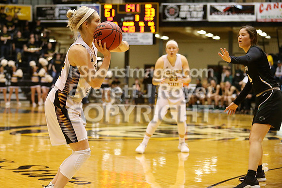 Fort Hays State vs Northeastern State Women's Basketball. Saturday, January 10, 2019.