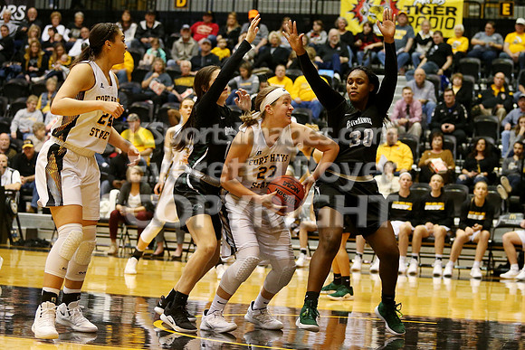 Fort Hays State vs Northeastern State Women's Basketball. Saturday, January 10, 2019.