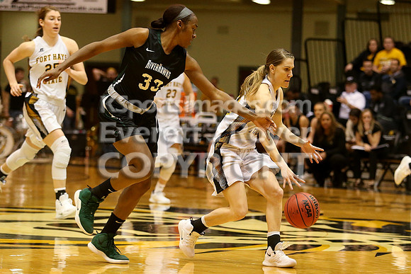 Fort Hays State vs Northeastern State Women's Basketball. Saturday, January 10, 2019.