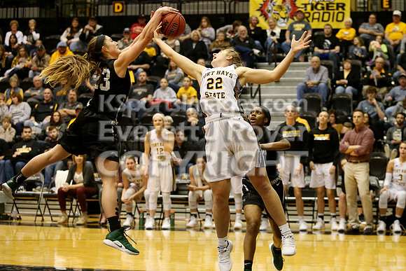 Fort Hays State vs Northeastern State Women's Basketball. Saturday, January 10, 2019.