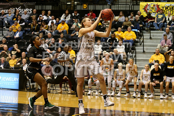 Fort Hays State vs Northeastern State Women's Basketball. Saturday, January 10, 2019.