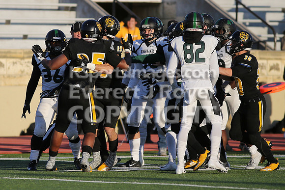 Fort Hays State University vs Northeastern State Football, Saturday, November 10, 2018.