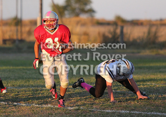 Victoria - Macksville Junior High Football Game