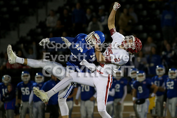 Smith Center defeated St. Marys Colgan 43-7 to win the KSHSAA 2-1A State Championship in Hays on Saturday, November 25, 2017. (Photo: Everett Royer, www.ksportsimages.com)
