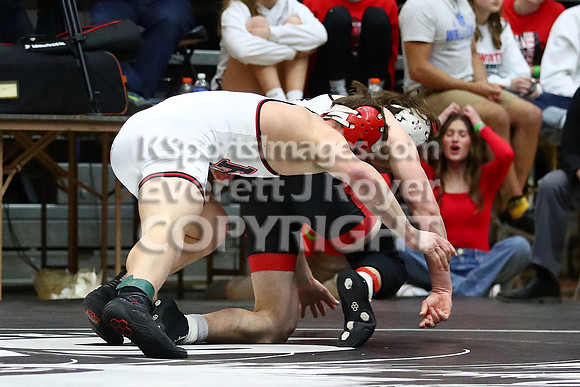 175 Easton Nickelson (Hoxie Hs) 35-2, Sr. over Dayton Stephen (Hill City Hs) 45-5, Sr. (Dec 7-6)
