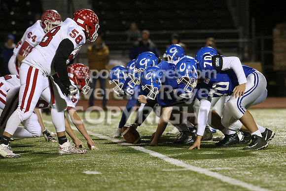 Smith Center defeated St. Marys Colgan 43-7 to win the KSHSAA 2-1A State Championship in Hays on Saturday, November 25, 2017. (Photo: Everett Royer, www.ksportsimages.com)