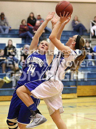 Thunder Ridge Longhorns vs. St. Johns Beloit-Tipton Blujays Girls Basketball - NPL Tourney Finals