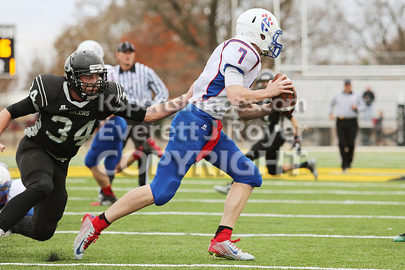 Central Plains Oilers vs. Hanover Wildcats  2014 Kansas 8 Man D1 Championship Game