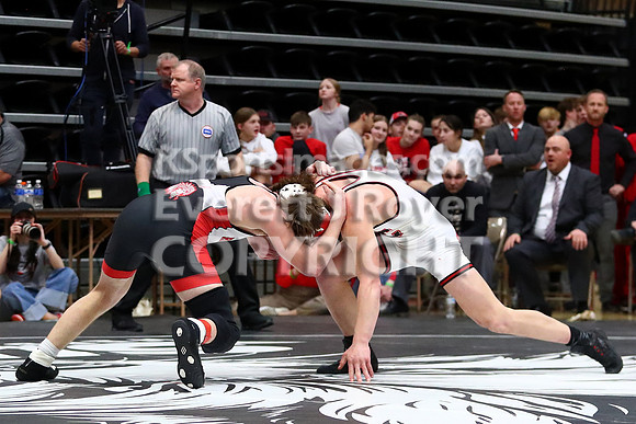 175 Easton Nickelson (Hoxie Hs) 35-2, Sr. over Dayton Stephen (Hill City Hs) 45-5, Sr. (Dec 7-6)