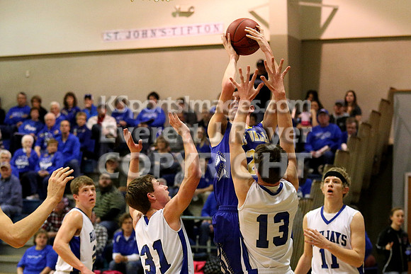 St. Johns Beloit-Tipton vs. Pike Valley Boys Basketball