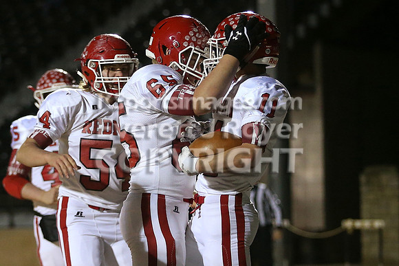 Smith Center defeated St. Marys Colgan 43-7 to win the KSHSAA 2-1A State Championship in Hays on Saturday, November 25, 2017. (Photo: Everett Royer, www.ksportsimages.com)