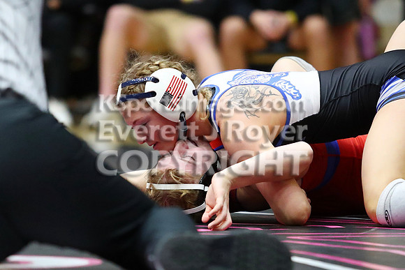 1st Place MatchAshlyn Hahn (Stockton HS) 41-0, Sr. over Averie Counts (Russell HS) 43-7, Fr. (Fall 1:35)