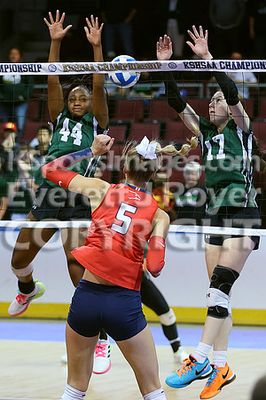 Maranatha Academy vs Ellinwood 2A State Volleyball Tournament