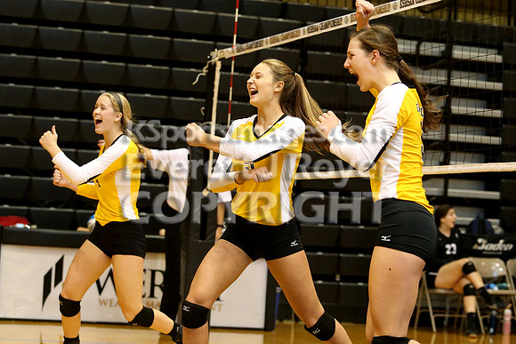 Garden Plain vs  Maranatha 2A Volleyball