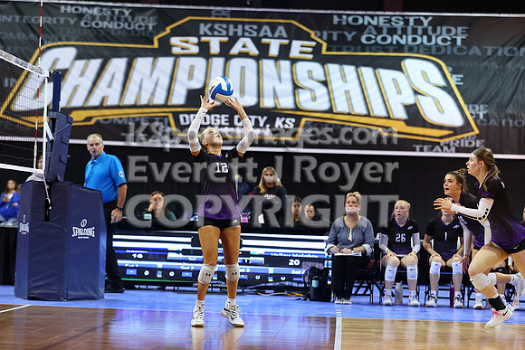 Valley Heights vs Inman 2A State Volleyball Tournament
