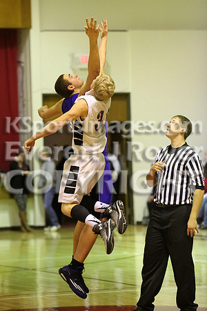 St. Johns Beloit-Tipton Blujays vs. Sylvan-Lucas Mustangs Boys Basketball
